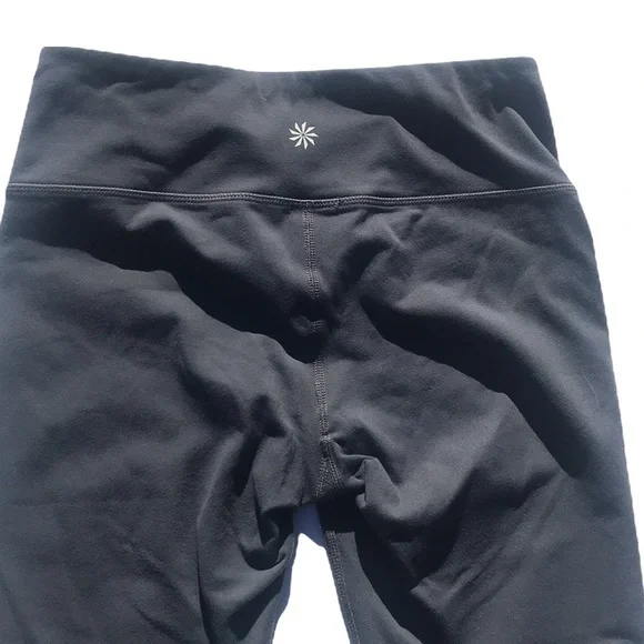 Athleta Chaturanga Gray Capri Crop Leggings in Flint Gray Size Small - Picture 7 of 8